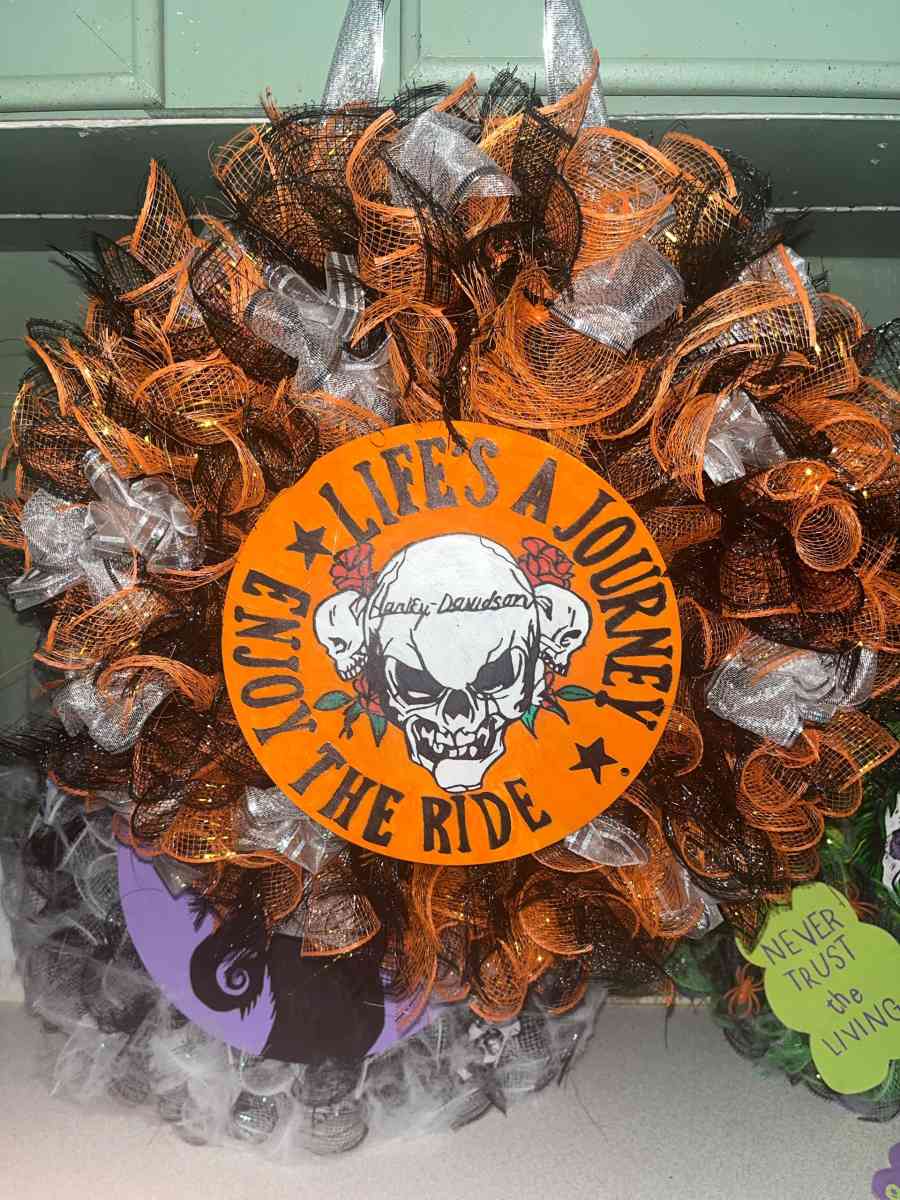 handmade biker wreath - Lancaster, South Carolina