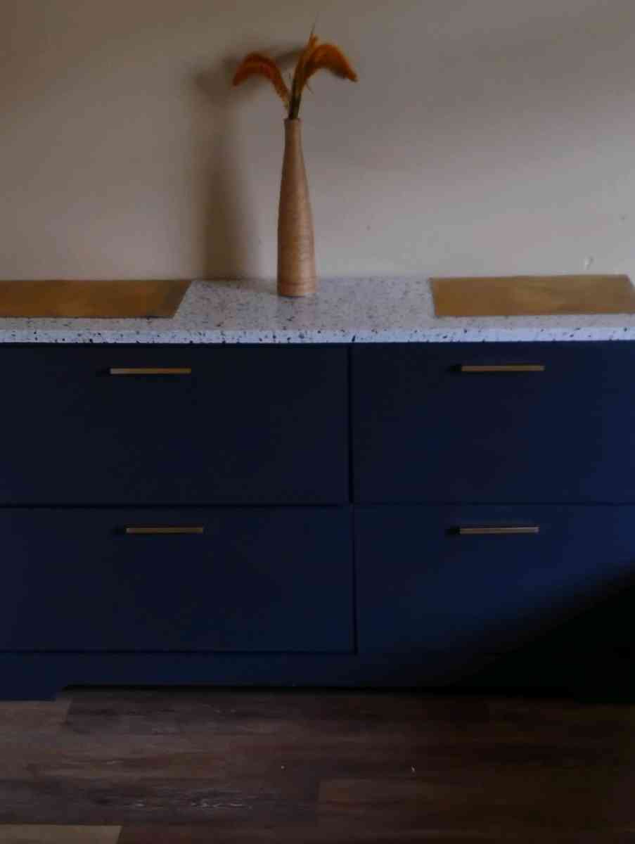 navy blue modern dresser - Bossier City, Louisiana - FleaMarketBay