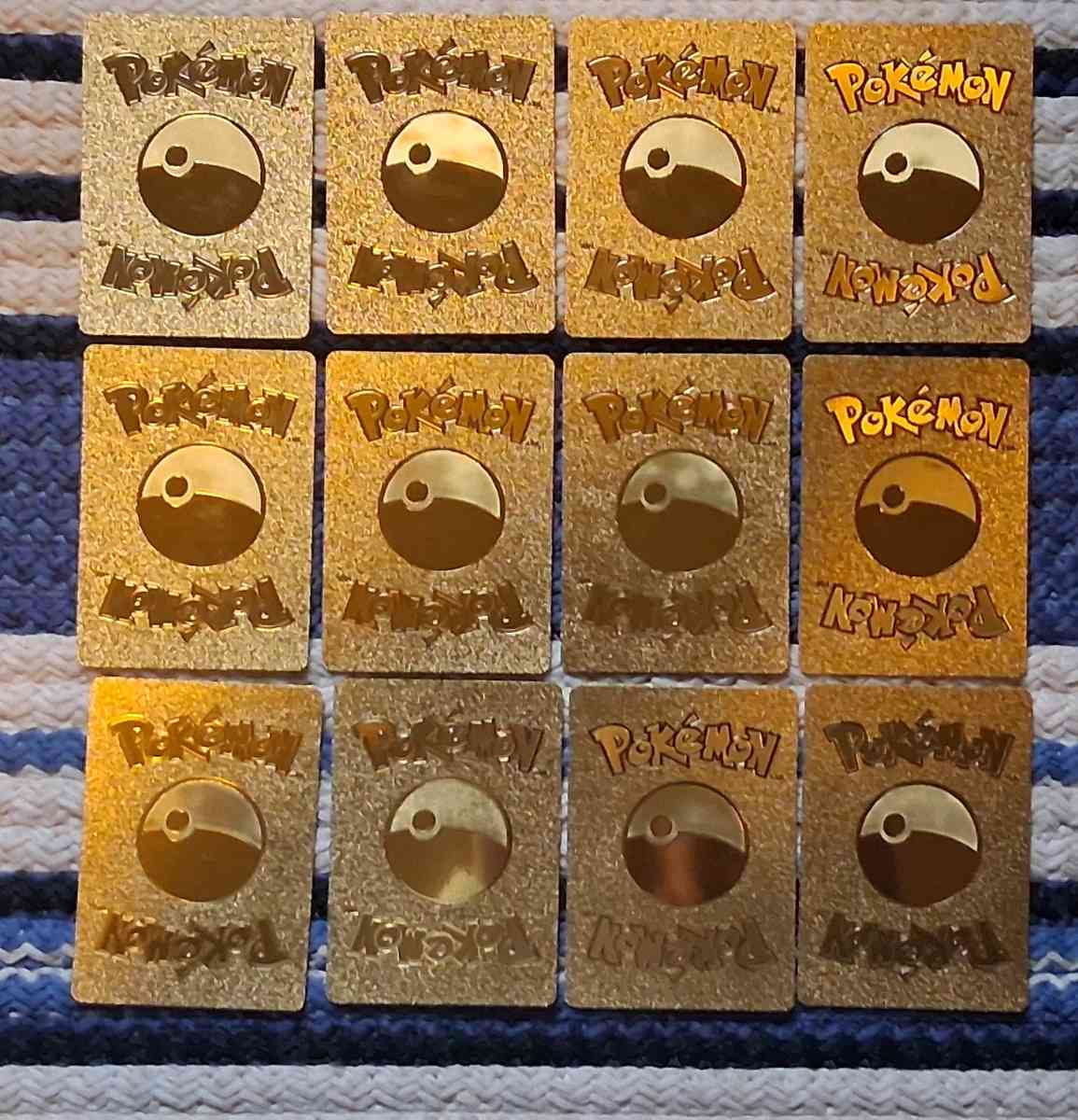 12 RANDOM PIKACHU GOLD FOIL PIKACHU POKMON CARDS - Elysburg, Pennsylvania - FleaMarketBay