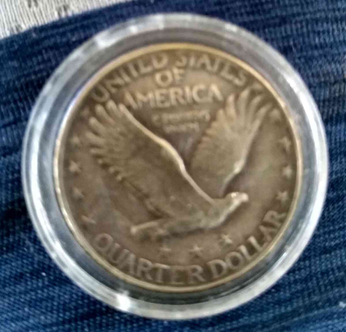 1919 STANDING LIBERTY QUARTER - Danville, New Hampshire - FleaMarketBay