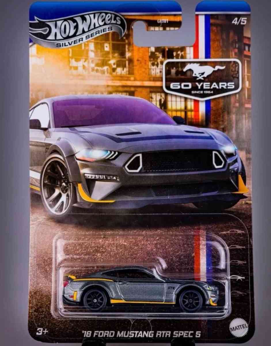 Mustang 60 Years Silver Series Hot Wheels - Woodburn, Oregon - FleaMarketBay