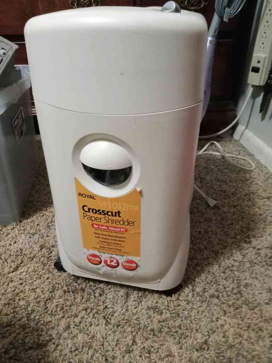 Crosscut paper shredder