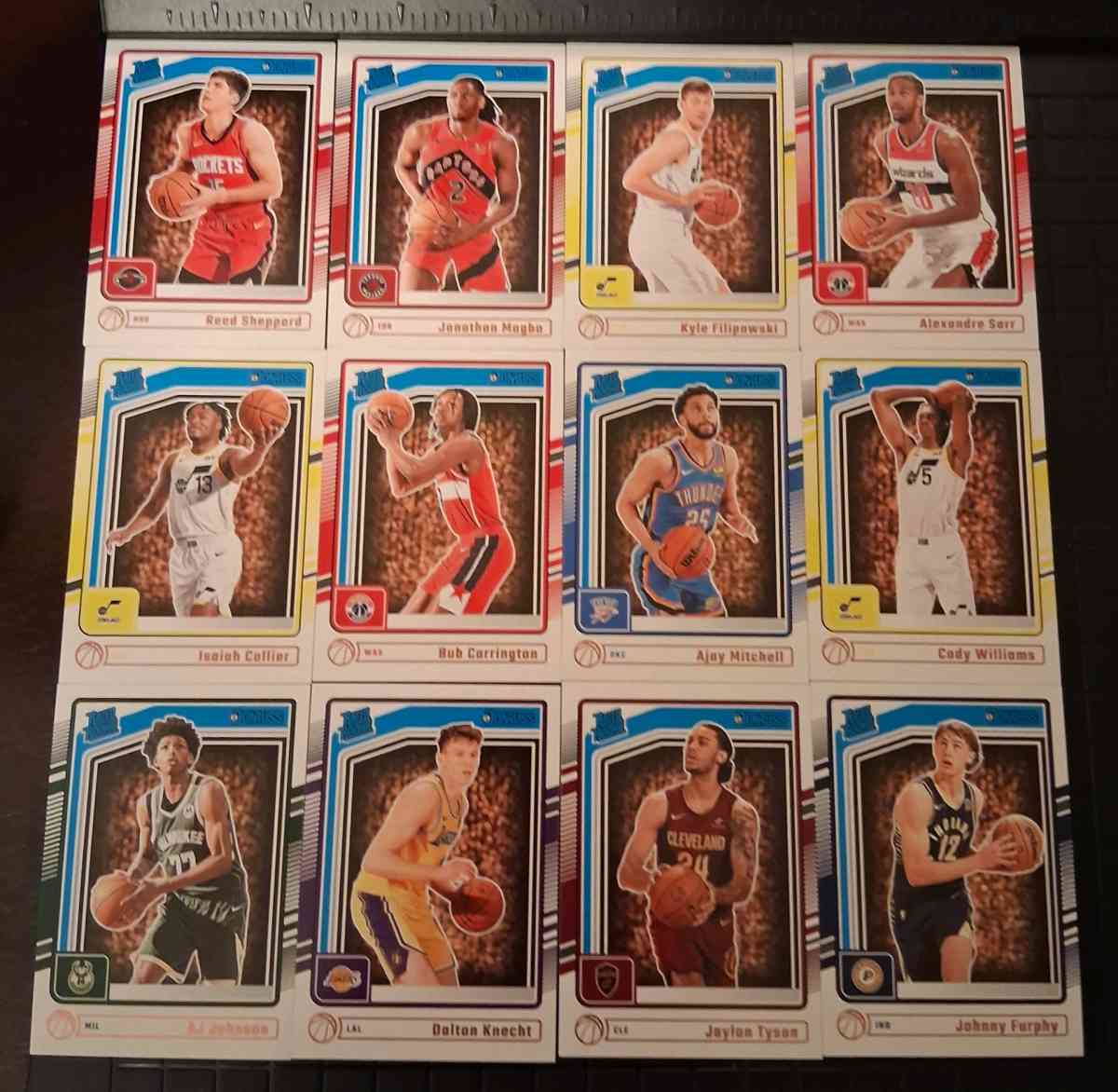 2024 to 25 Panini Donruss NBA Rated Rookie Lot of 22 - Clinton Township, Michigan