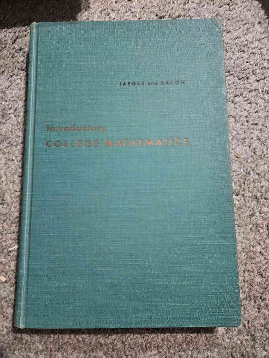 books for sale mathematics - Hamilton, Ohio - FleaMarketBay