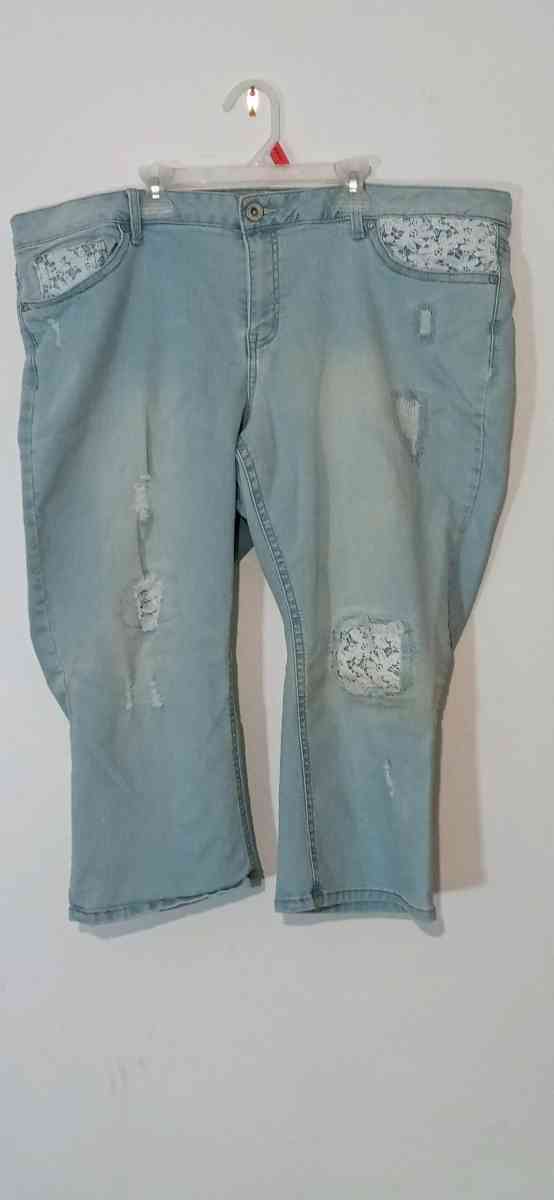Womens Denim Capris 22w - Dane, Wisconsin
