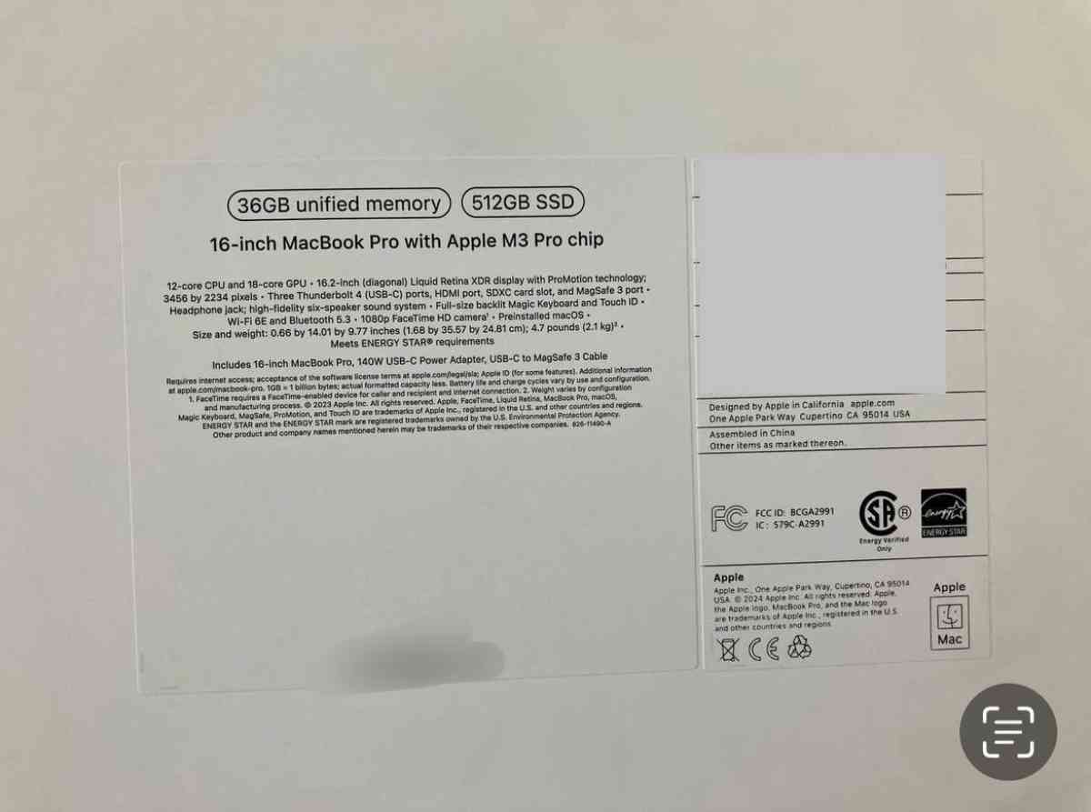 MacBook Pro 16inch M3 Chip - Indianapolis, Indiana - FleaMarketBay