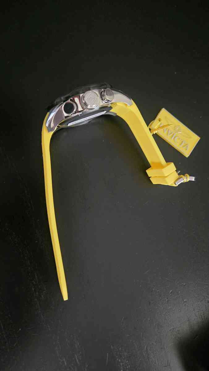 Invicta Speedway Mens Watch w Mother of Pearl Dial  50mm Yel - Los Angeles, California - FleaMarketBay