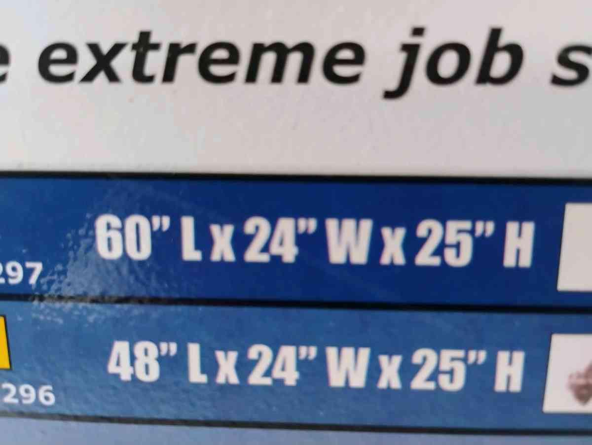 Job Tool box large safe container - Madison, Alabama - FleaMarketBay