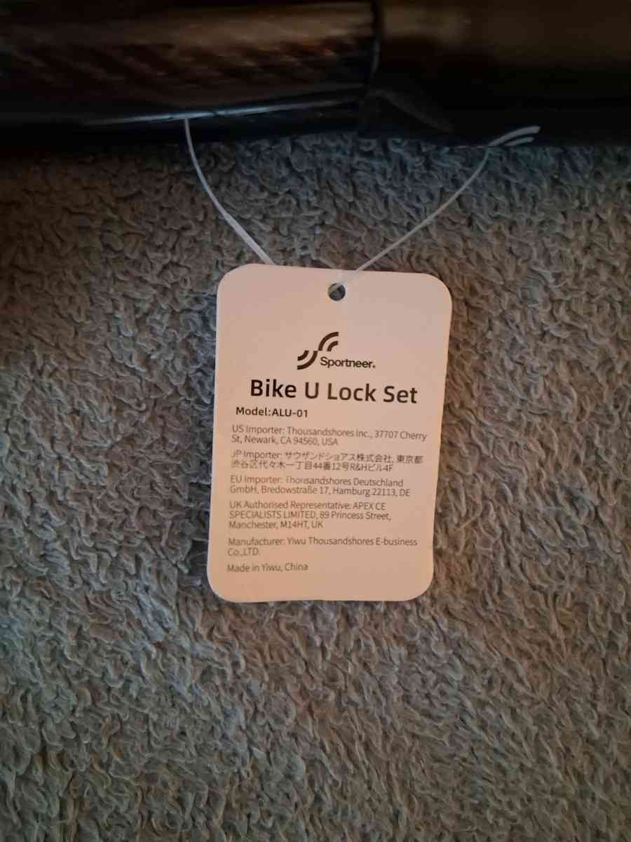 Sportneer Security Steel Cable Bike U Lock Set 5M Cable Only - North Hollywood, California - FleaMarketBay
