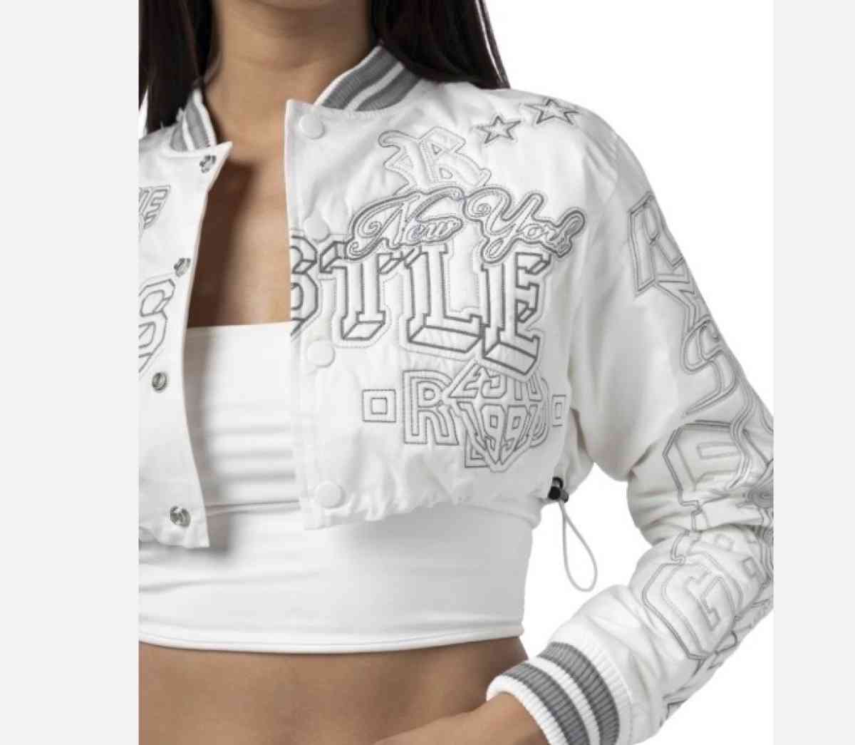 red hustle crop jacket - Bronx, New York - FleaMarketBay