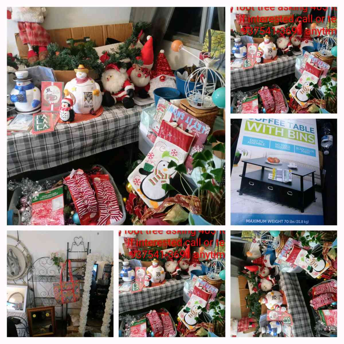 Christmas tree with decorations - Adamsville, Ohio - FleaMarketBay