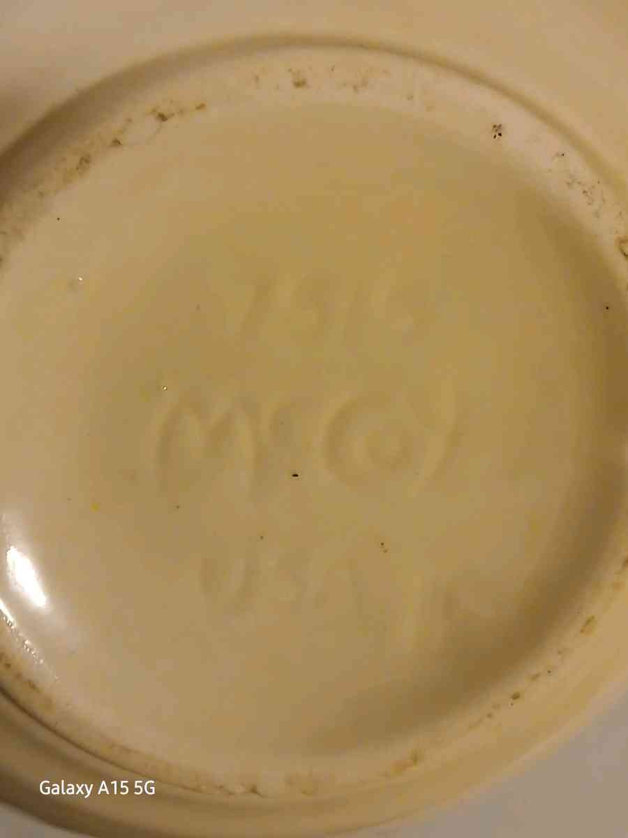 Vintage McCoy picture and bowl - Hamilton, Alabama - FleaMarketBay
