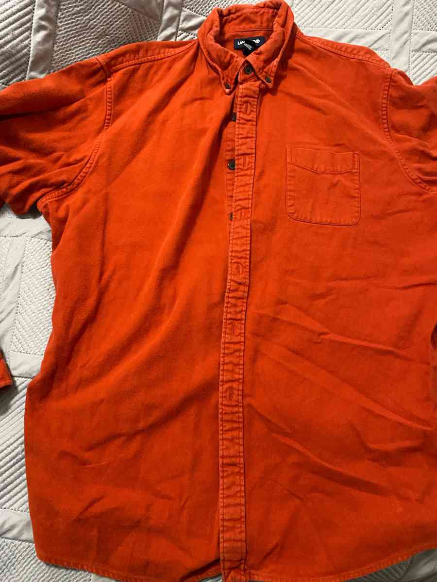 orange flannel - San Diego, California - FleaMarketBay