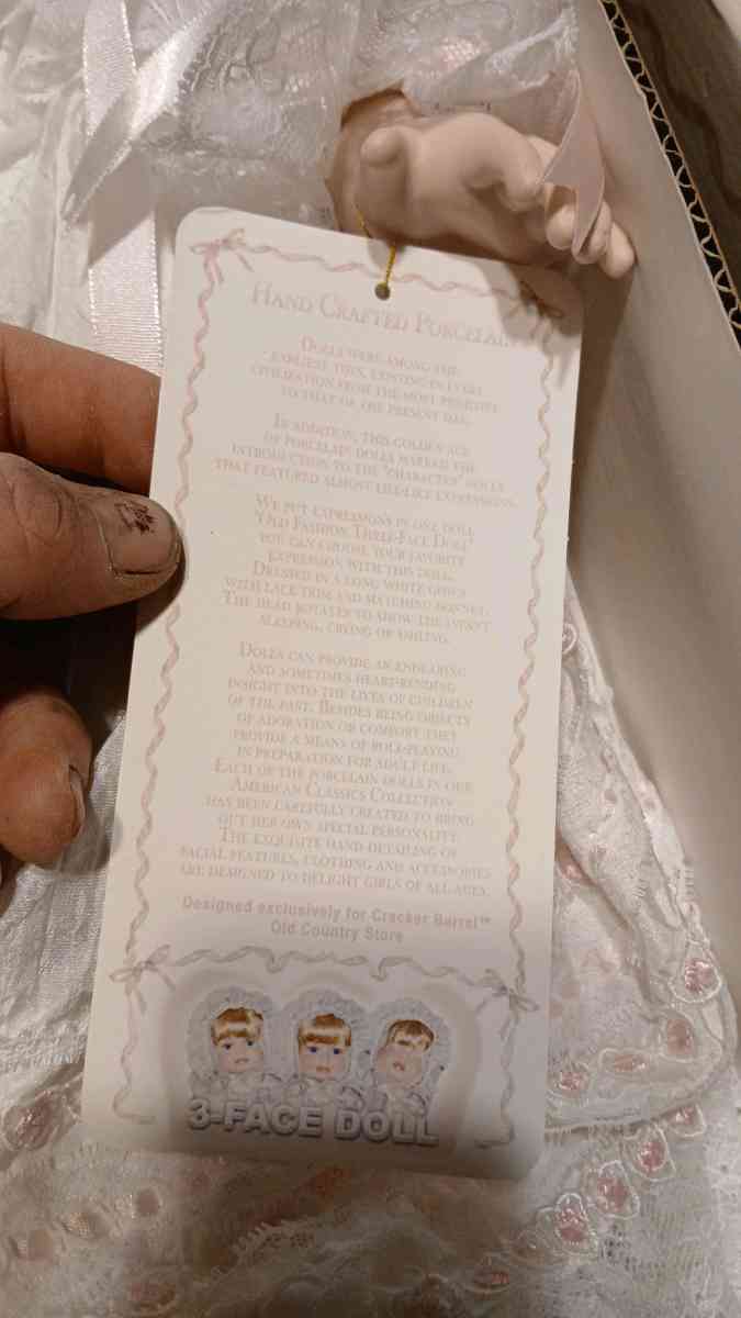 1 3 face porcelain doll - Cabot, Arkansas - FleaMarketBay