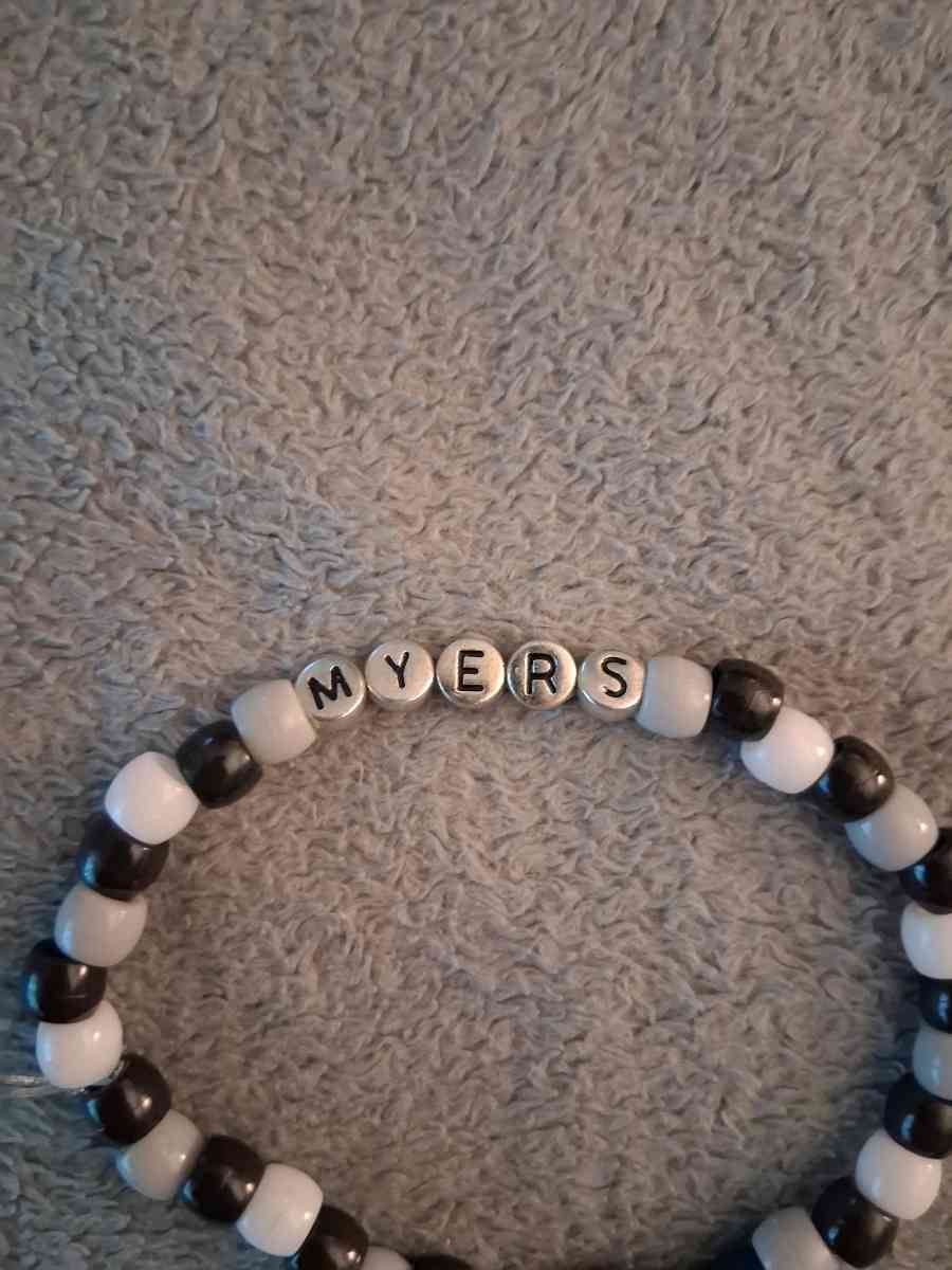 Universal Studios Halloween Michael Myers Pearl Bracelet - North Hollywood, California - FleaMarketBay