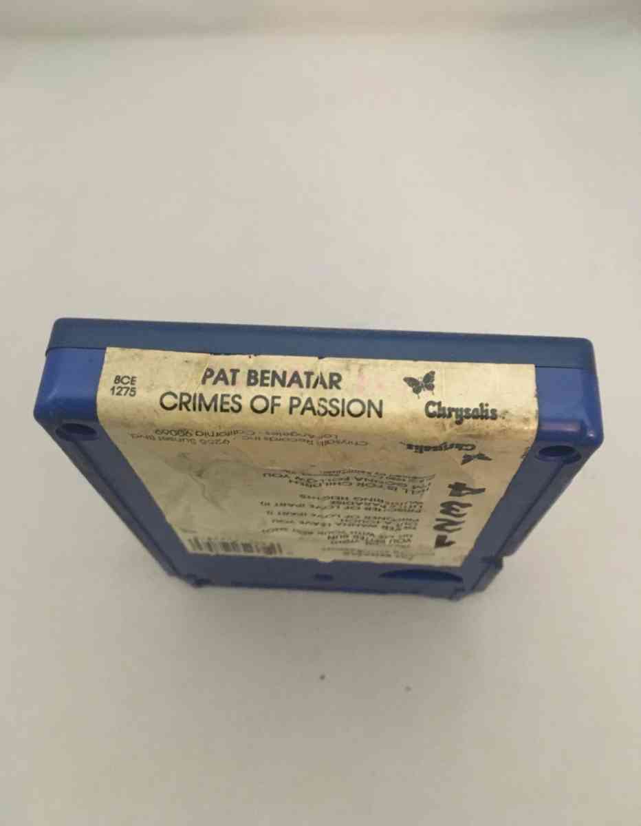 Crimes of Passion Pat Benatar 8 Track used see details below - Piscataway, New Jersey - FleaMarketBay