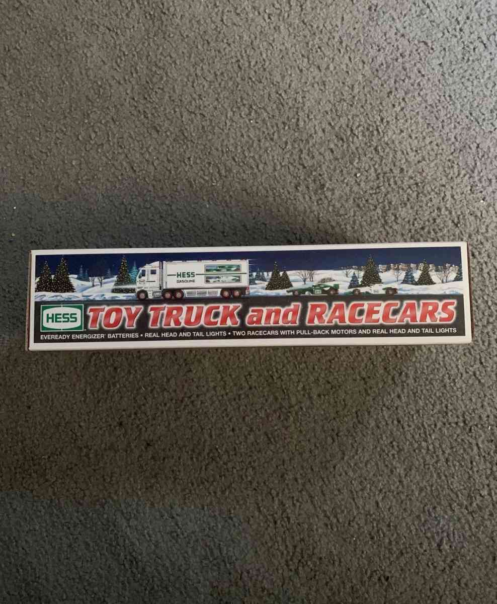 2003 Hess Truck w Pullback RACE CARS openbox see details bel - Piscataway, New Jersey - FleaMarketBay