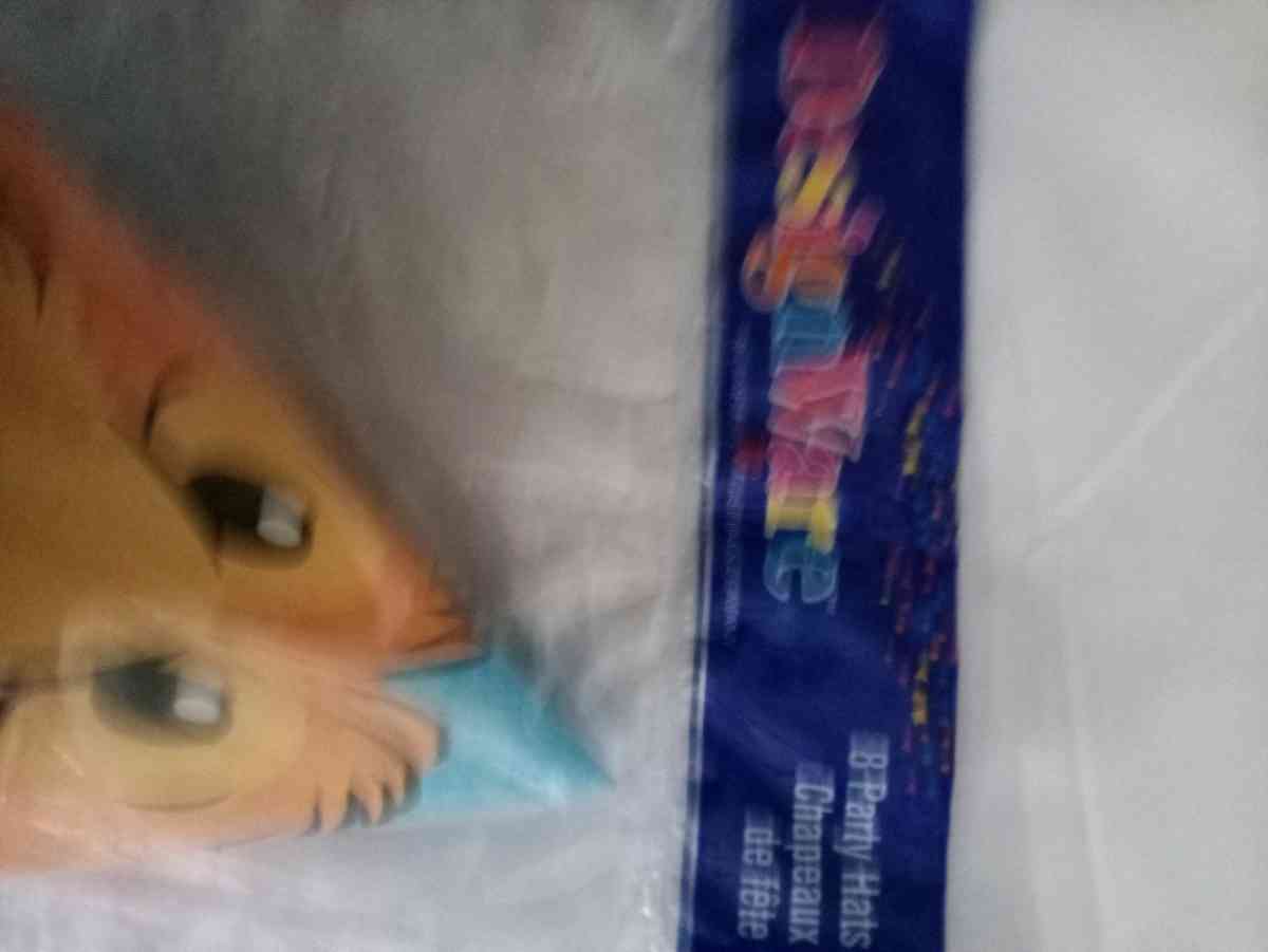 8pack 5x bear in the big blue house party hats - South Haven, Michigan - FleaMarketBay