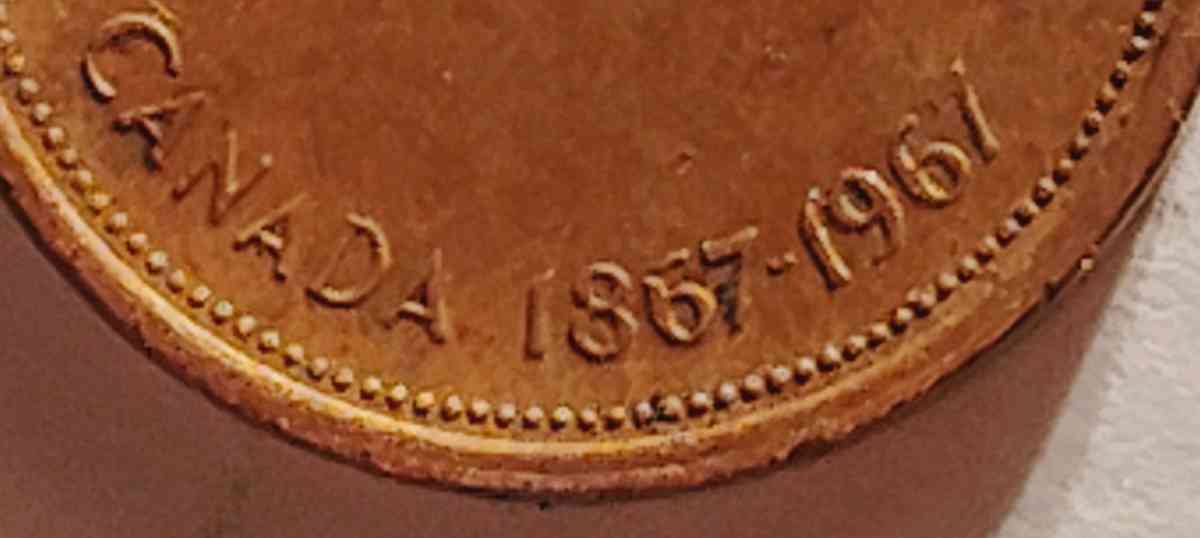 1967 Canada Confederation 100th Anniversary cent w errors - Philadelphia, Pennsylvania - FleaMarketBay