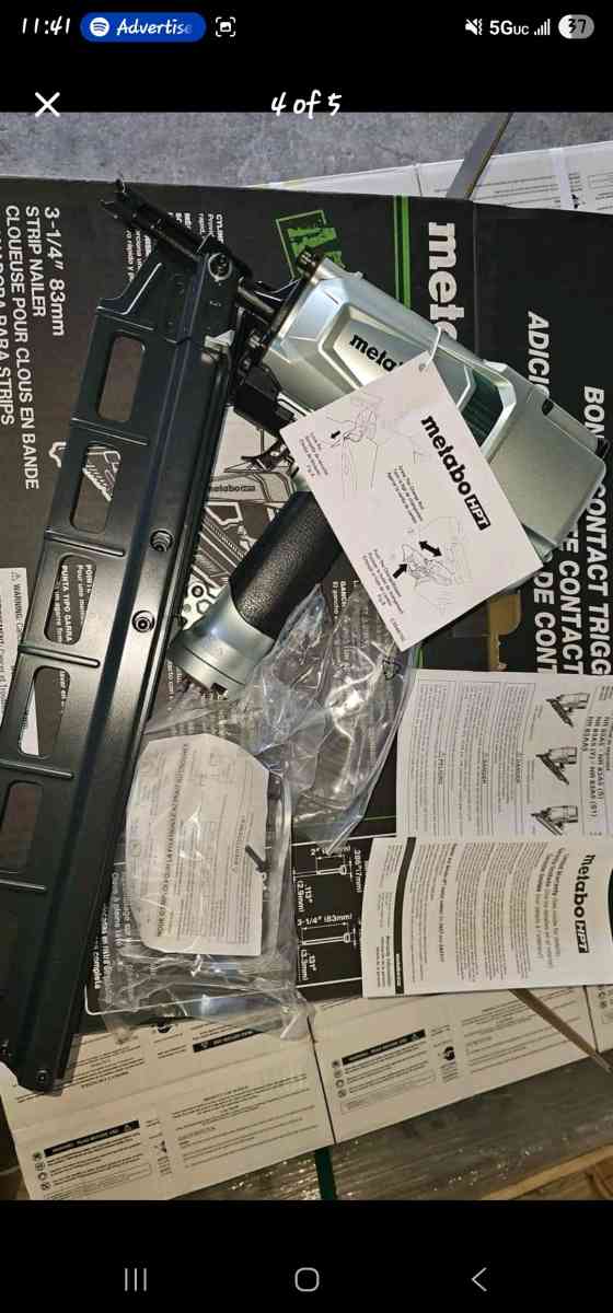 Metabo HPT Frame Nailer 3inch  NEW - Dallas, Texas - FleaMarketBay
