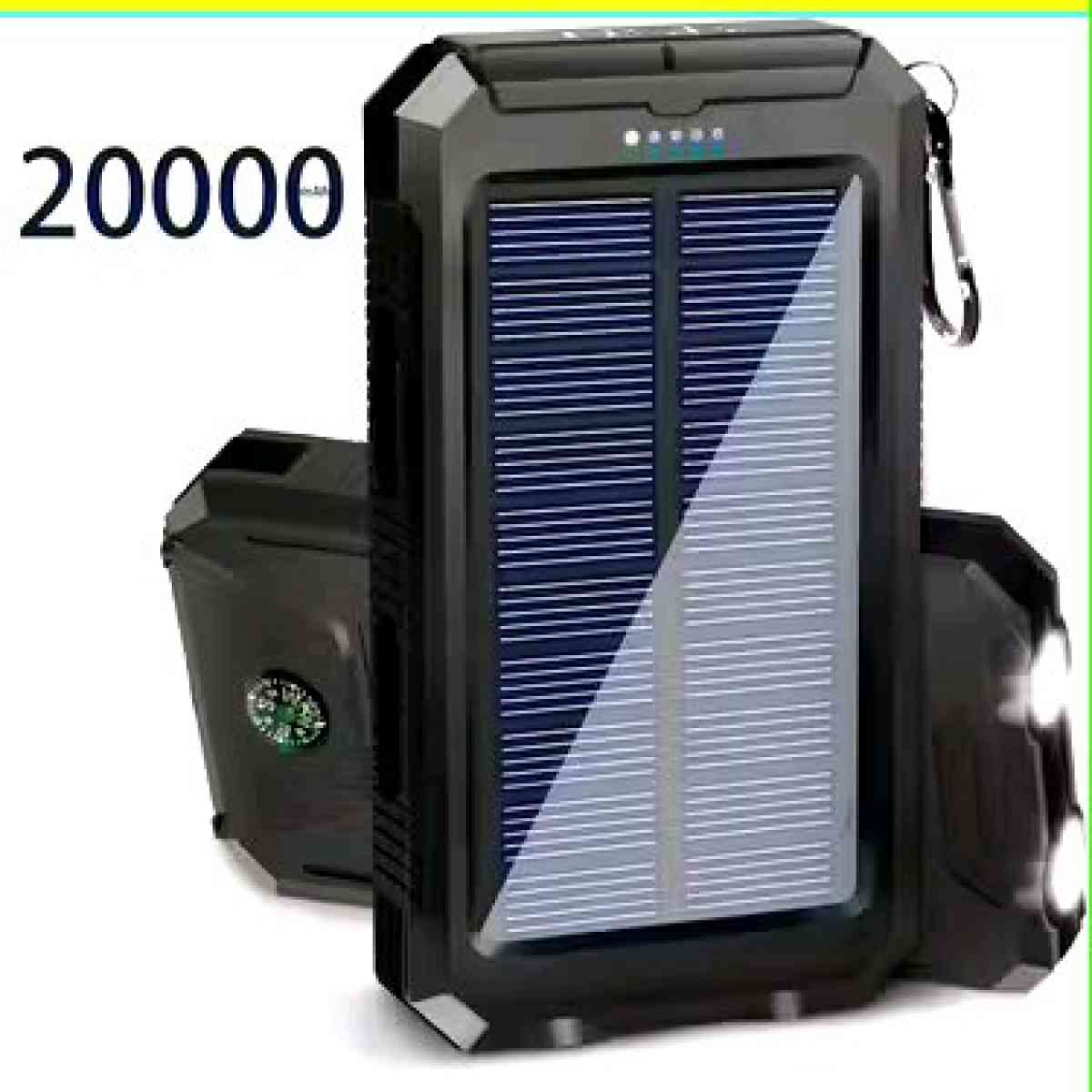 20000mAh USB Portable Charger Solar Power Bank  Solar Mobile - Los Angeles, California