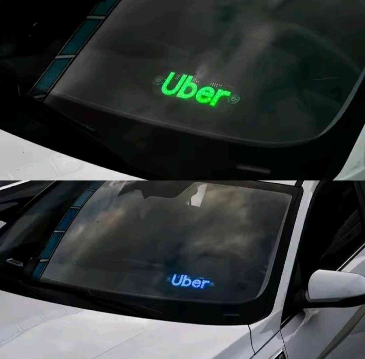 uber usb led car sign - Los Angeles, California