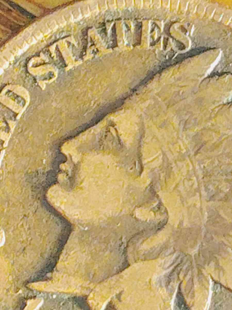 1887 Indian hd cent FULL LIBERTY and MINT ERRORS - Philadelphia, Pennsylvania - FleaMarketBay