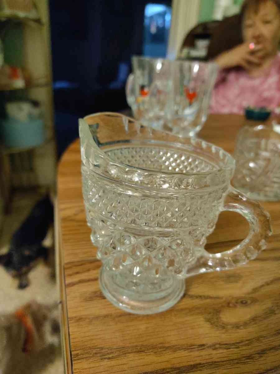 This is a Libbey Hobstar clear glass tumbler - Saint Joseph, Missouri - FleaMarketBay