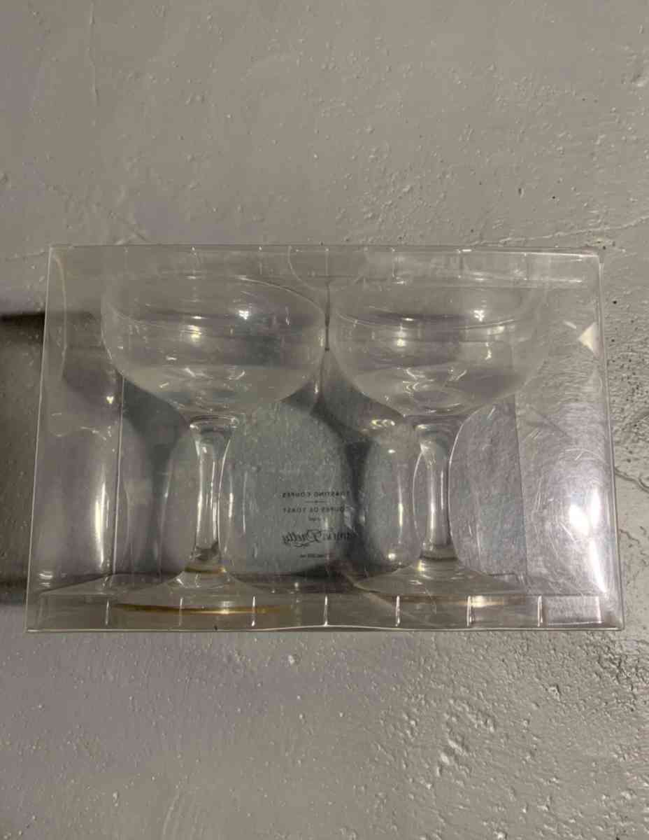 NEW  Style Me Pretty Bride  Groom Wedding Champagne Glasses - Piscataway, New Jersey - FleaMarketBay