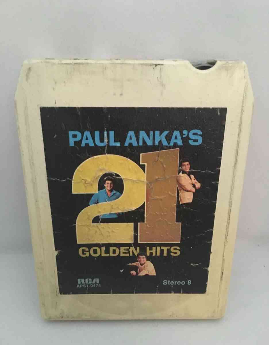 Paul Anka 21 Golden Hits 8track used see details below for i