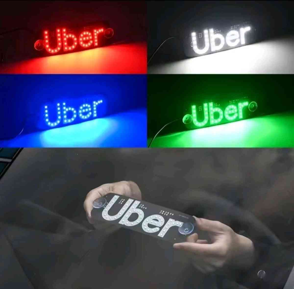 uber usb led car sign - Los Angeles, California - FleaMarketBay