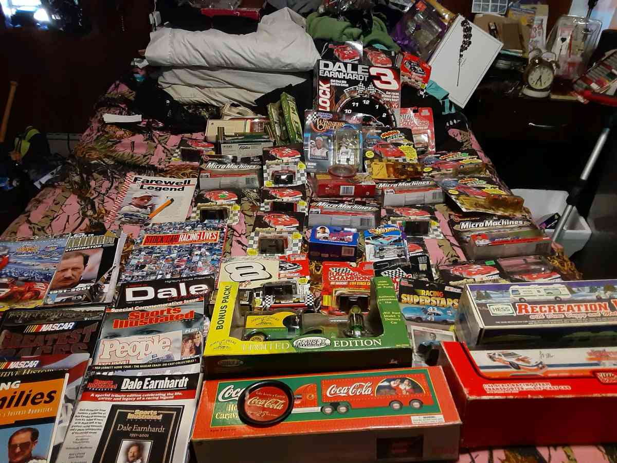 racing collection  cards cars pictures figures lots of stuff - Athens, Georgia - FleaMarketBay