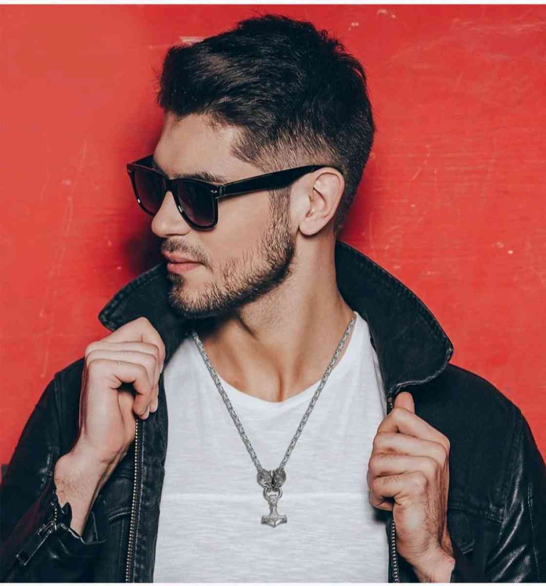 GuoShuang Wolf Head with Thor Mjolnir Pendant Necklace Stain - Fredericksburg, Virginia - FleaMarketBay