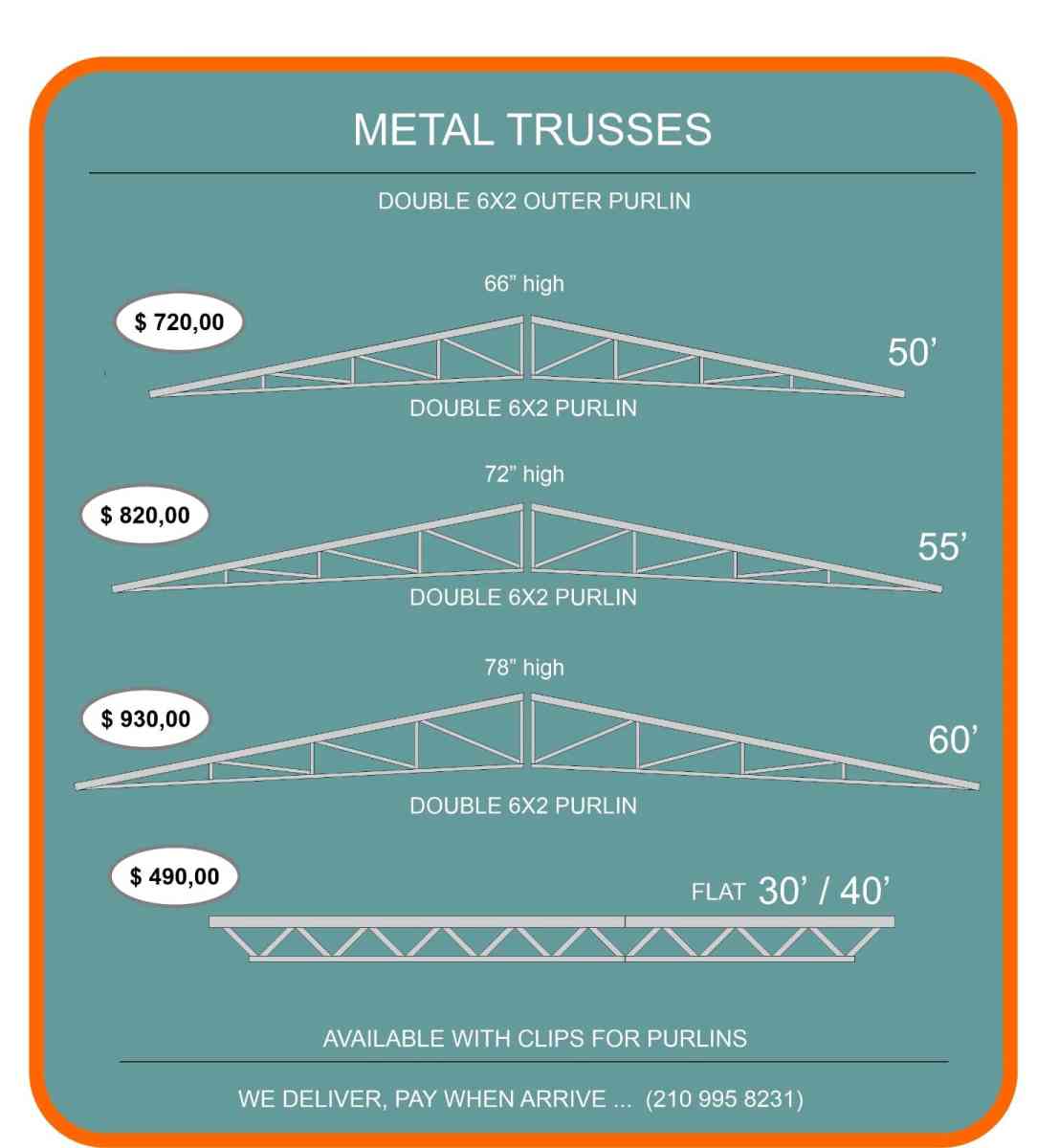 trusses rafters cabrillas - Houston, Texas - FleaMarketBay