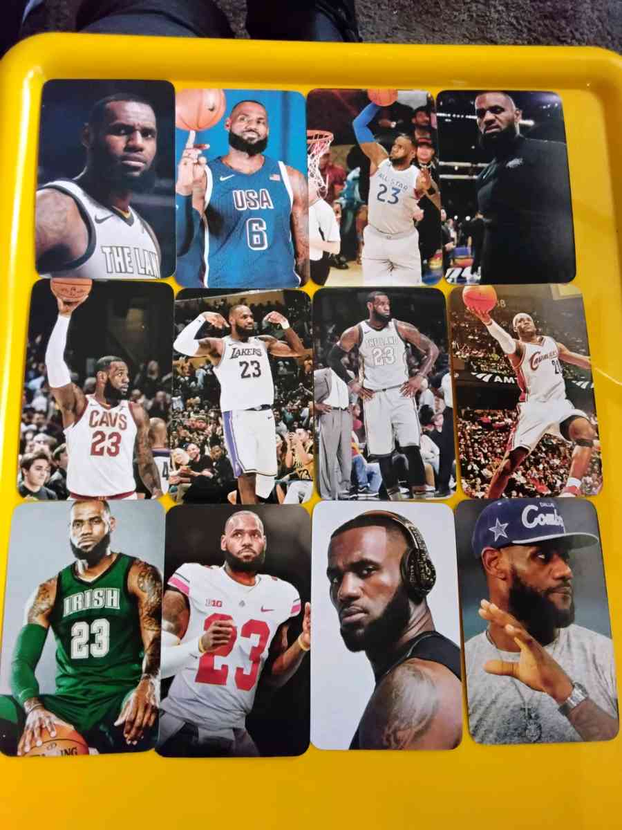 LEBRON JAMES LOMO PICTURE BASKETBALL CARDS LOT 60 - Atlanta, Georgia - FleaMarketBay