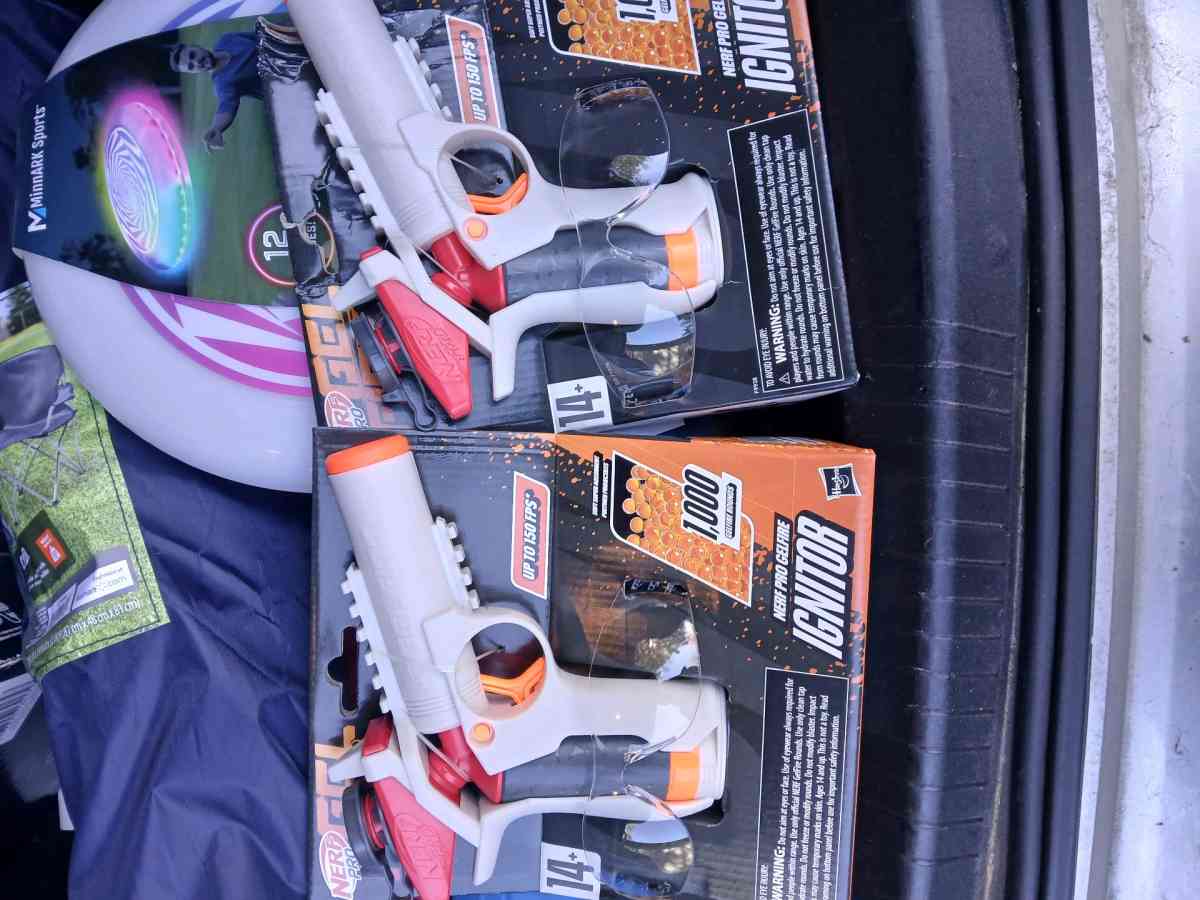 Gel Nerf Guns with Gel Pellets