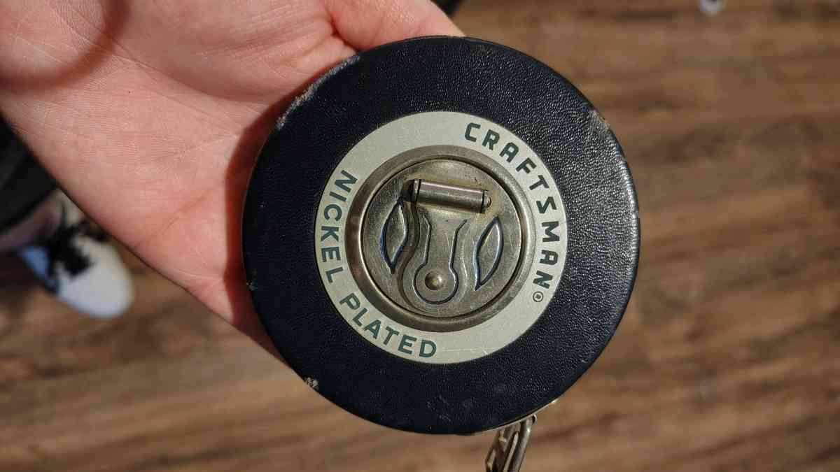 Sears Roebuck and Co silver plated 50ft craftsman tape measu - Peoria, Arizona