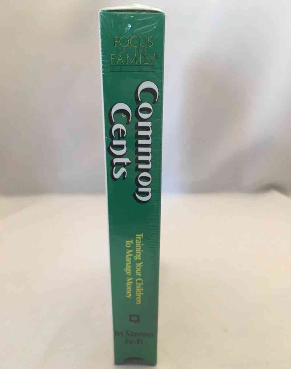 Focus on the Family Presents Common Cents VHS SEALED See des - Piscataway, New Jersey - FleaMarketBay