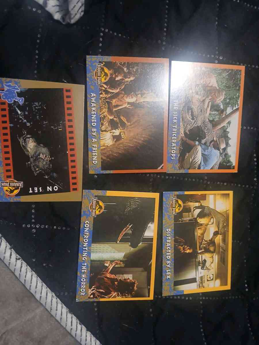 jurassic park cards - Fayette, Ohio - FleaMarketBay
