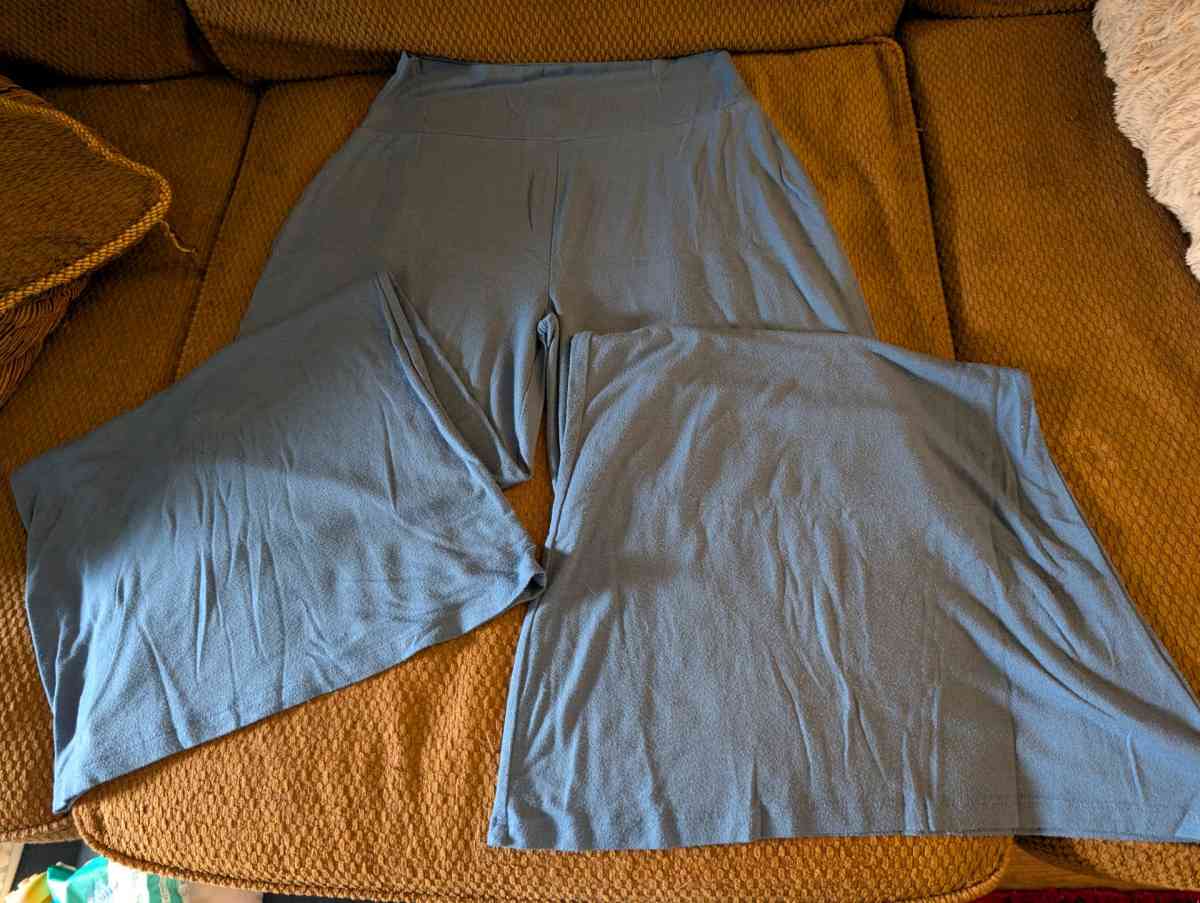 Blue and green largelegged pants - Savannah, Georgia - FleaMarketBay