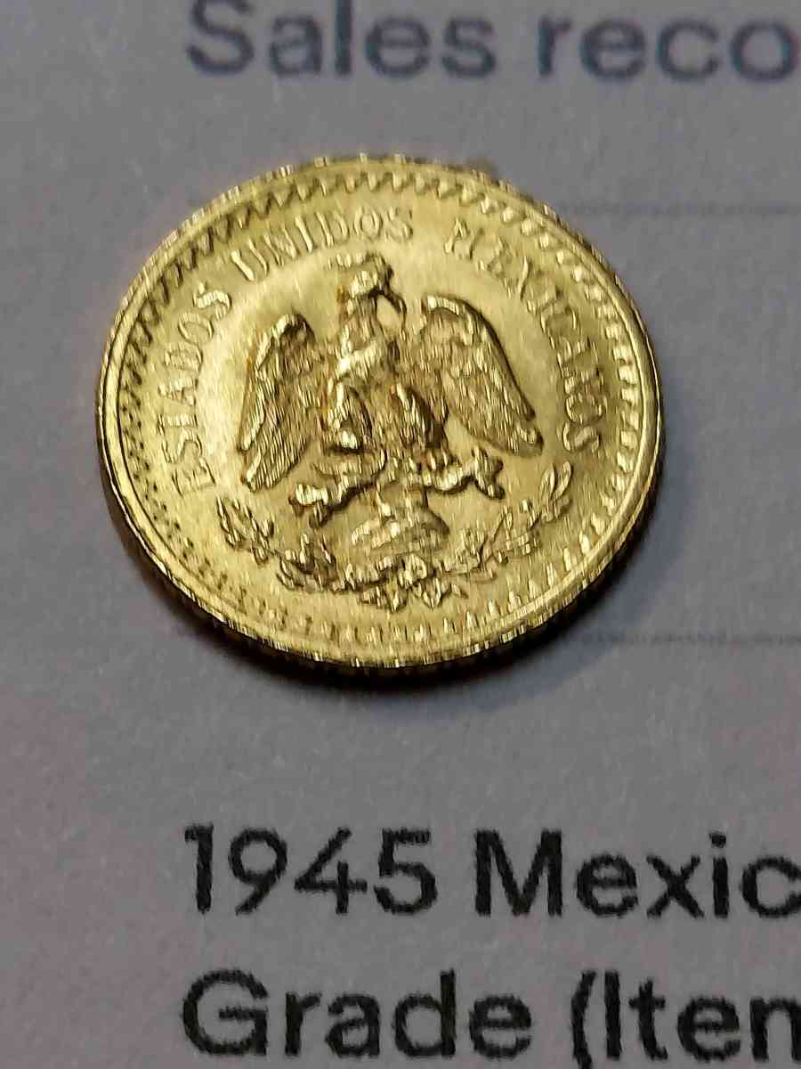 MEXICO 22K GOLD COIN - Brooklyn, New York - FleaMarketBay
