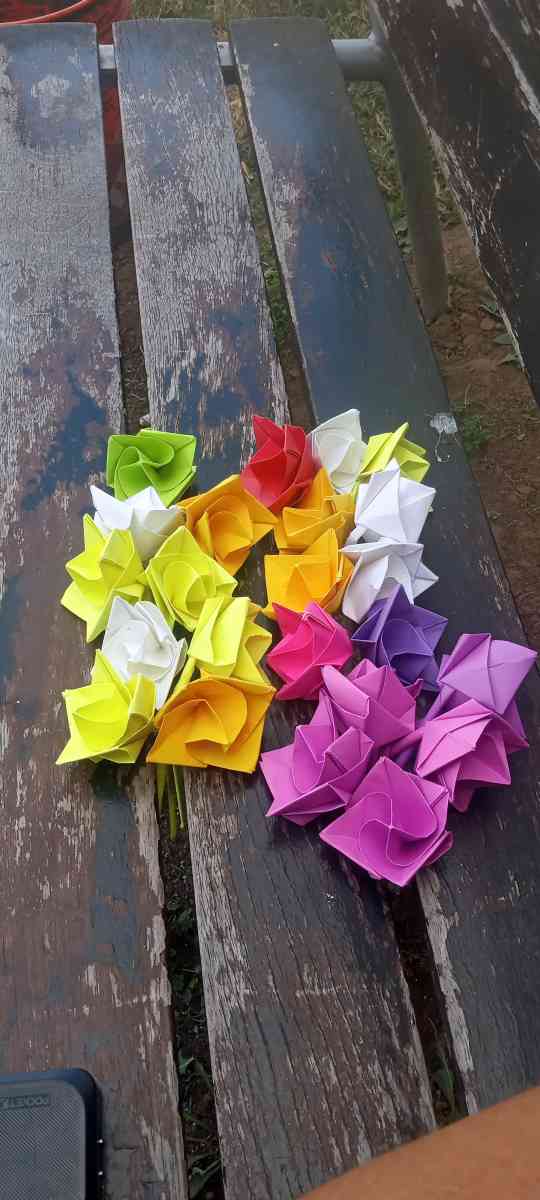 origami roses
