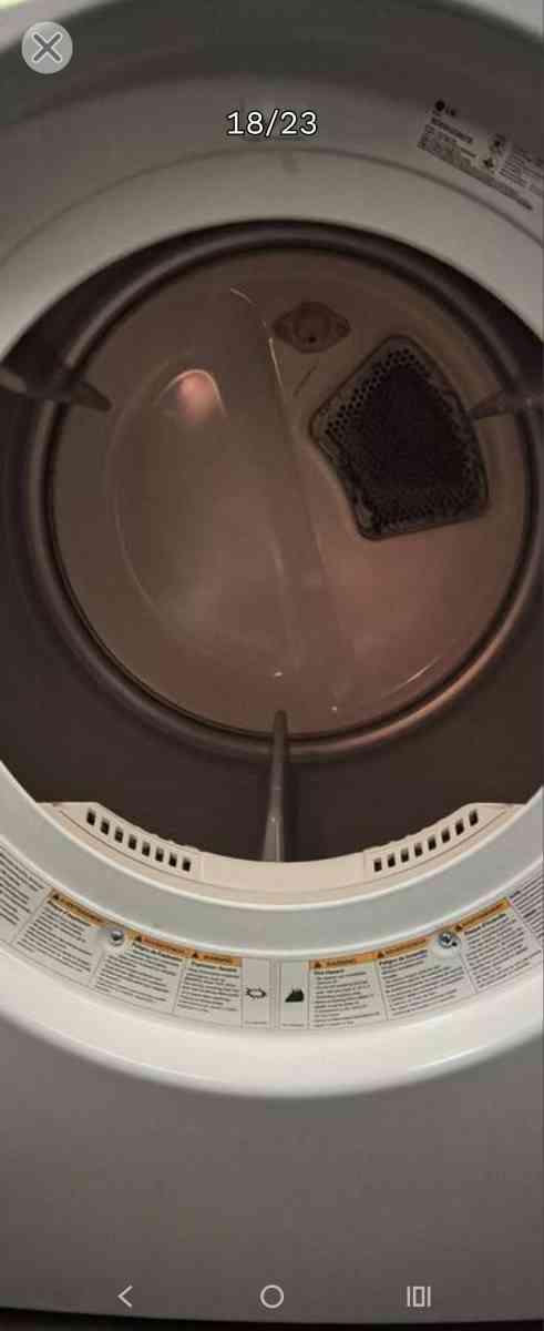 LG Elite White FrontLoad Washer  Gas Dryer Set  Stackable - New Castle, Pennsylvania - FleaMarketBay