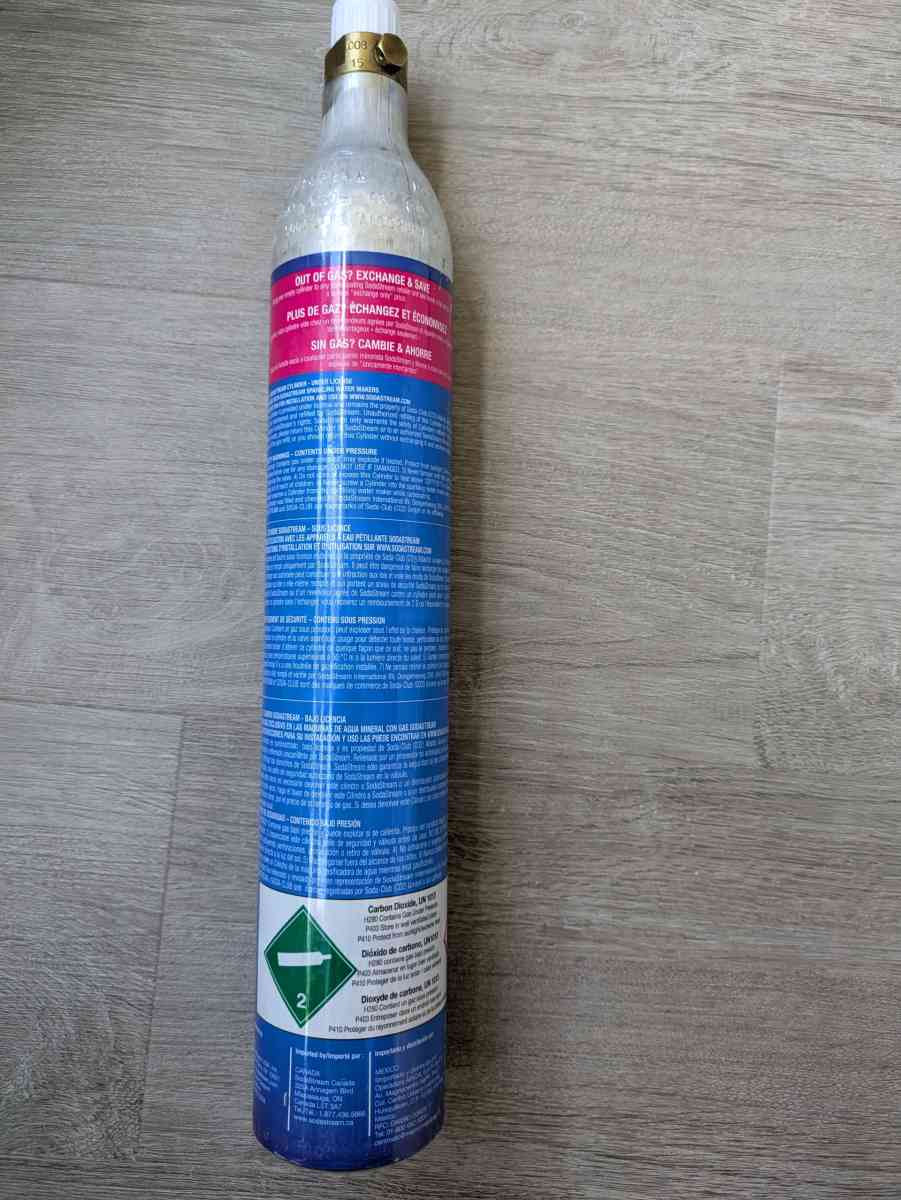SodaStream 60L CO2 Cylinders Empty - Chicago, Illinois - FleaMarketBay
