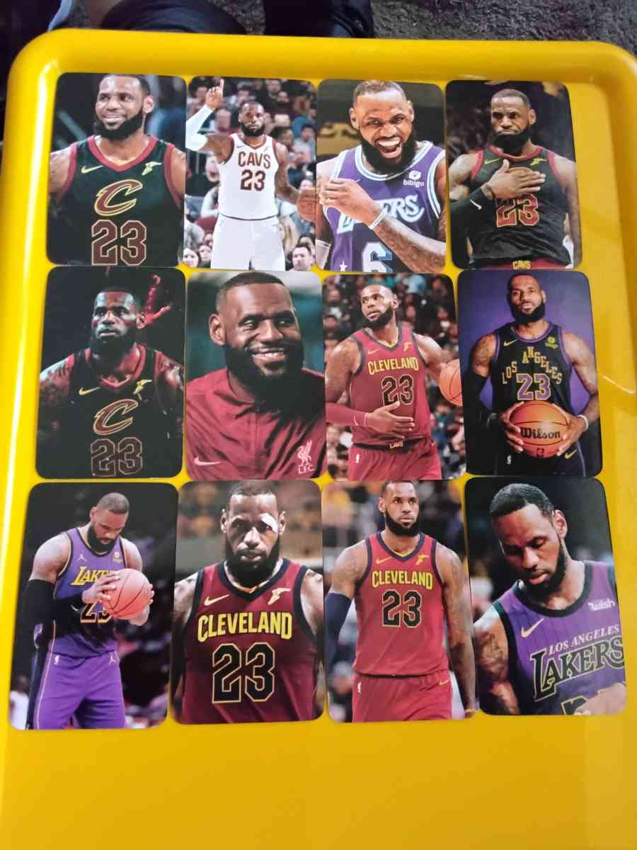 LEBRON JAMES LOMO PICTURE BASKETBALL CARDS LOT 60 - Atlanta, Georgia - FleaMarketBay