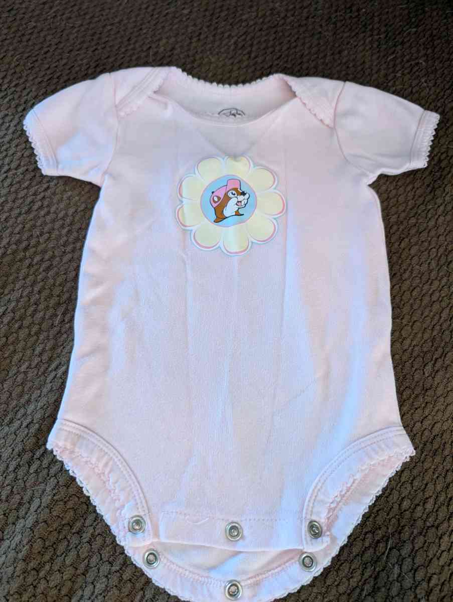 Baby pink Bucee onesie - Savannah, Georgia