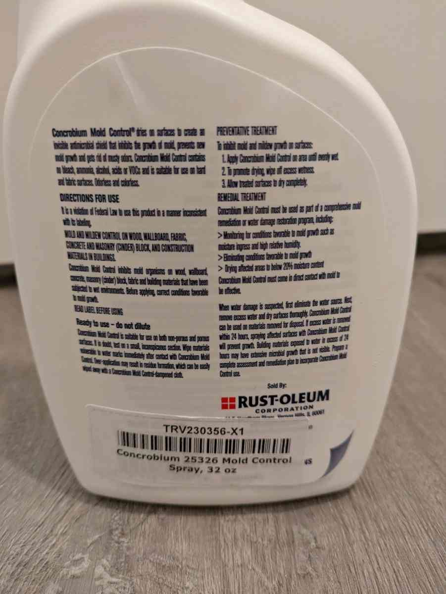 Concrobium Mold Control Spray 32 oz - Chicago, Illinois - FleaMarketBay