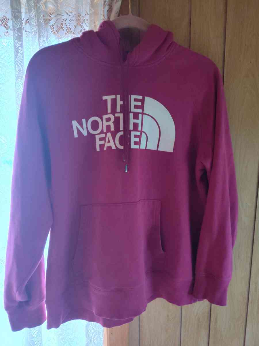 the north face hoodie womens large