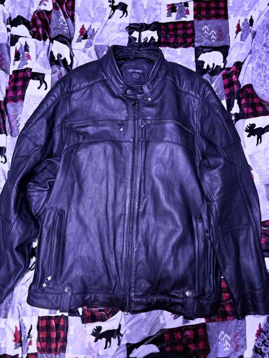 Harley Davidson leather riding jacket - Mineola, Texas
