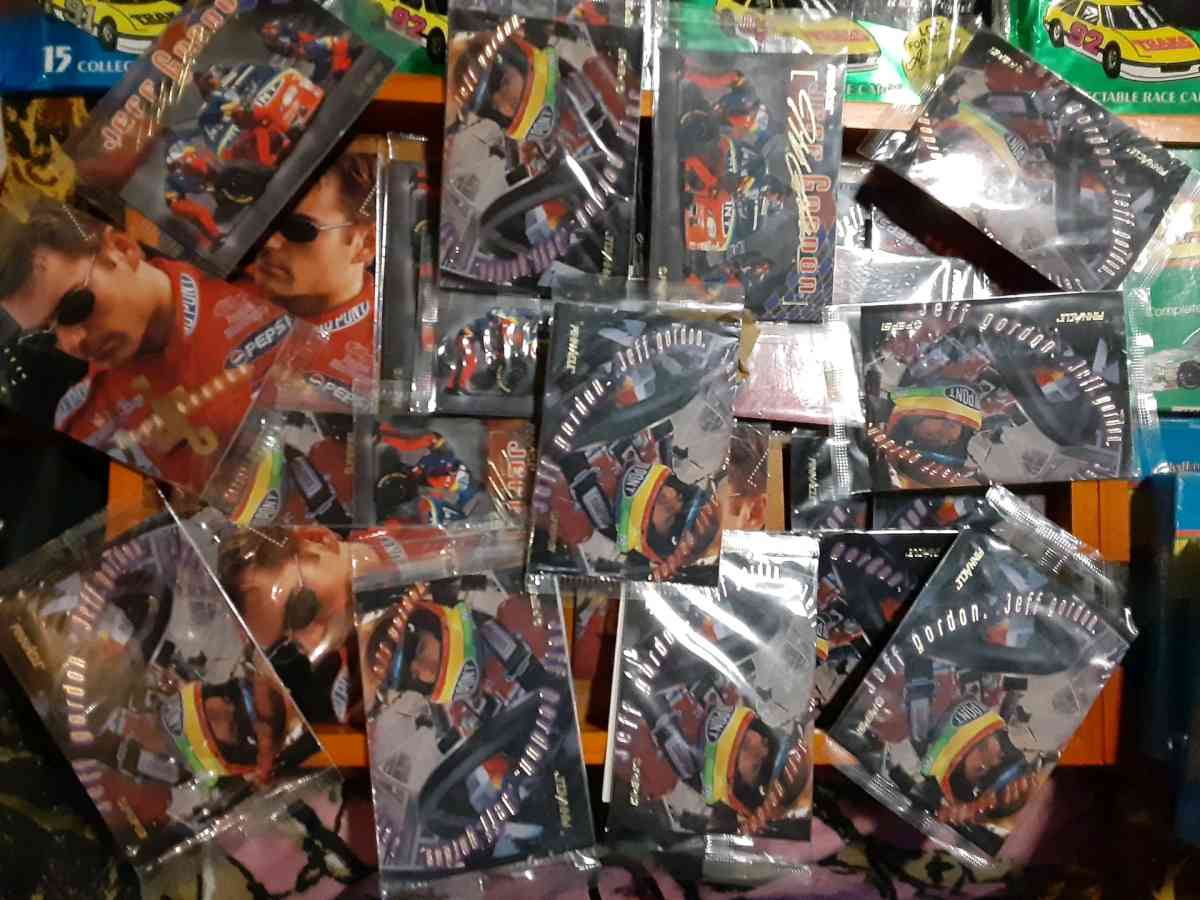 racing collection  cards cars pictures figures lots of stuff - Athens, Georgia - FleaMarketBay